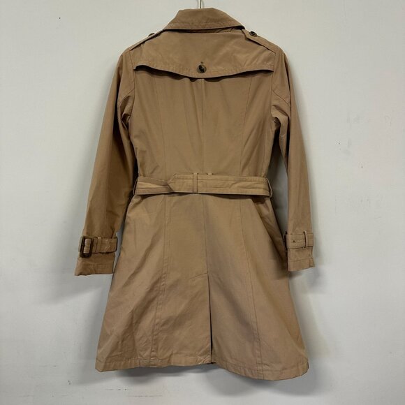 Pendleton Tan Trench Coat Plaid Lined XS - Picture 3 of 15